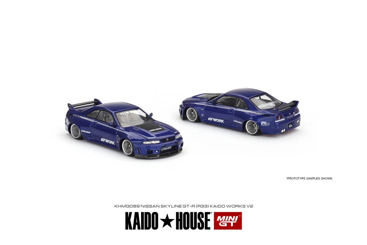 Mini GT 1/64 Nissan Skyline GT-R (R33) Kaido Works V2 KHMG089