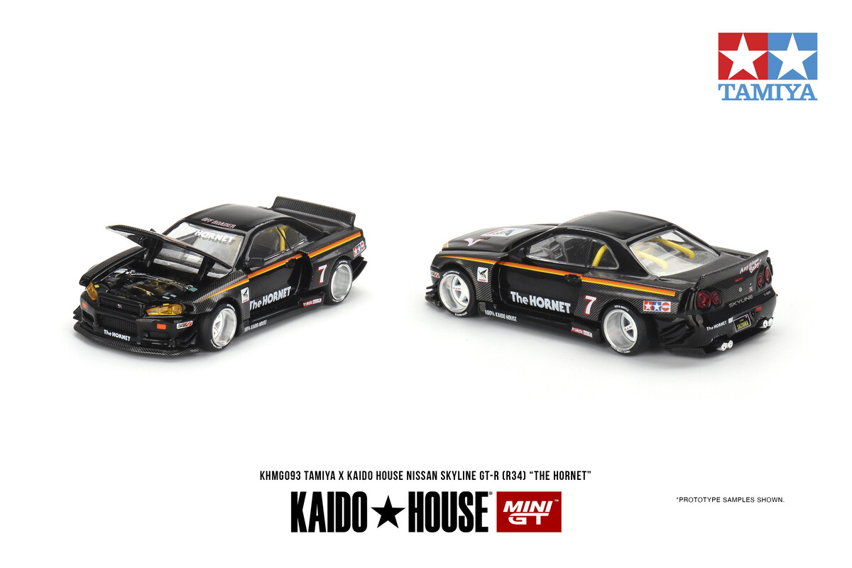 Mini GT 1/64 Nissan Skyline GT-R (R34) TAMIYA x KAIDO HOUSE 