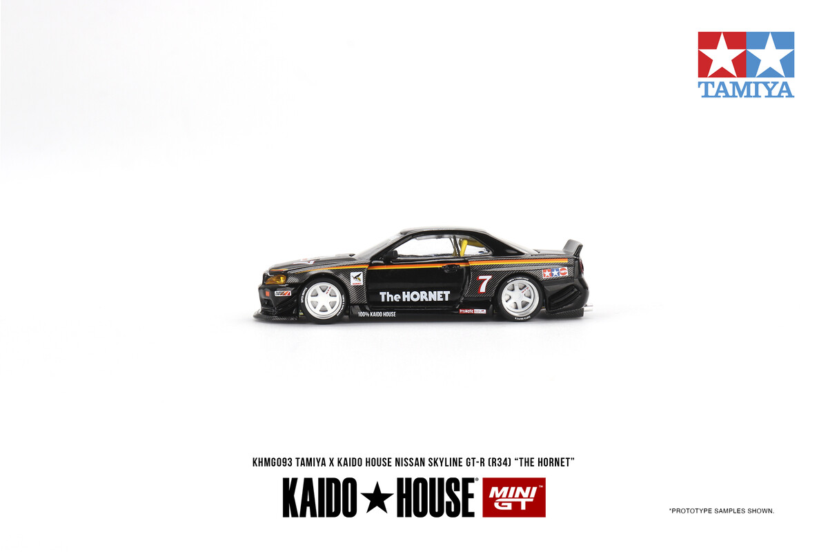 Mini GT 1/64 Nissan Skyline GT-R (R34) TAMIYA x KAIDO HOUSE 