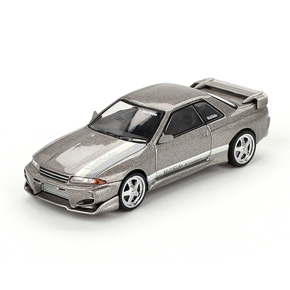 (ÖN SATIŞ) Mini GT 1/64 Nissan Skyline GT-R(R32) Veilside Combat C-I Veilside Combat Grey - Blister Paket MGT00971-BL