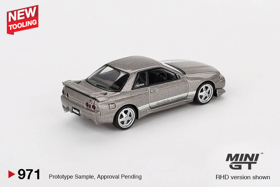 (ÖN SATIŞ) Mini GT 1/64 Nissan Skyline GT-R(R32) Veilside Combat C-I Veilside Combat Grey MGT00971