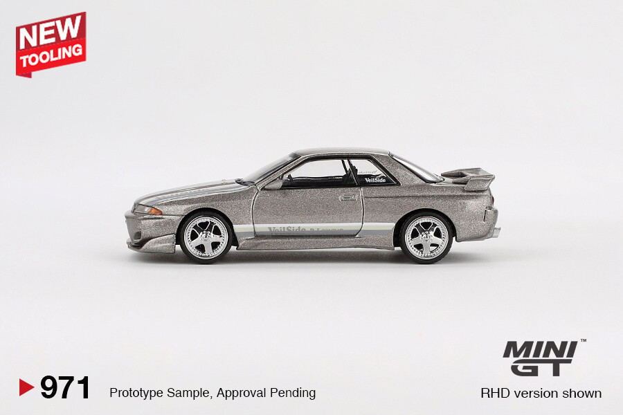 (ÖN SATIŞ) Mini GT 1/64 Nissan Skyline GT-R(R32) Veilside Combat C-I Veilside Combat Grey MGT00971 - Thumbnail