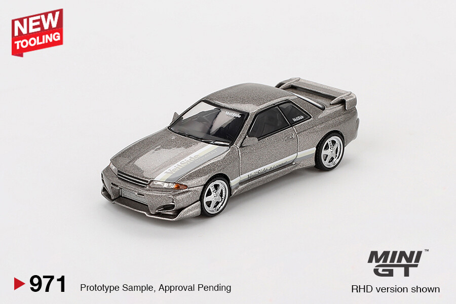 (ÖN SATIŞ) Mini GT 1/64 Nissan Skyline GT-R(R32) Veilside Combat C-I Veilside Combat Grey MGT00971 - Thumbnail