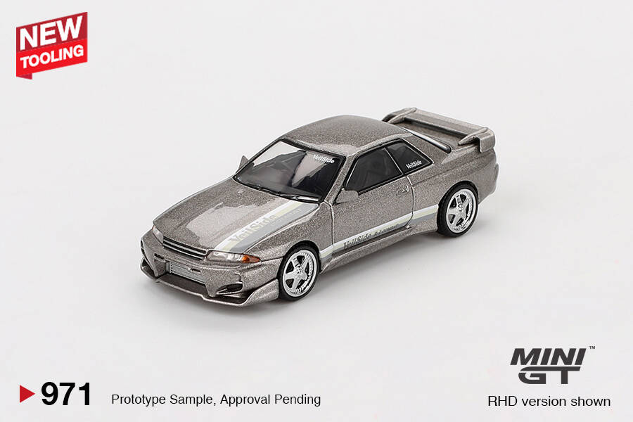 (ÖN SATIŞ) Mini GT 1/64 Nissan Skyline GT-R(R32) Veilside Combat C-I Veilside Combat Grey MGT00971