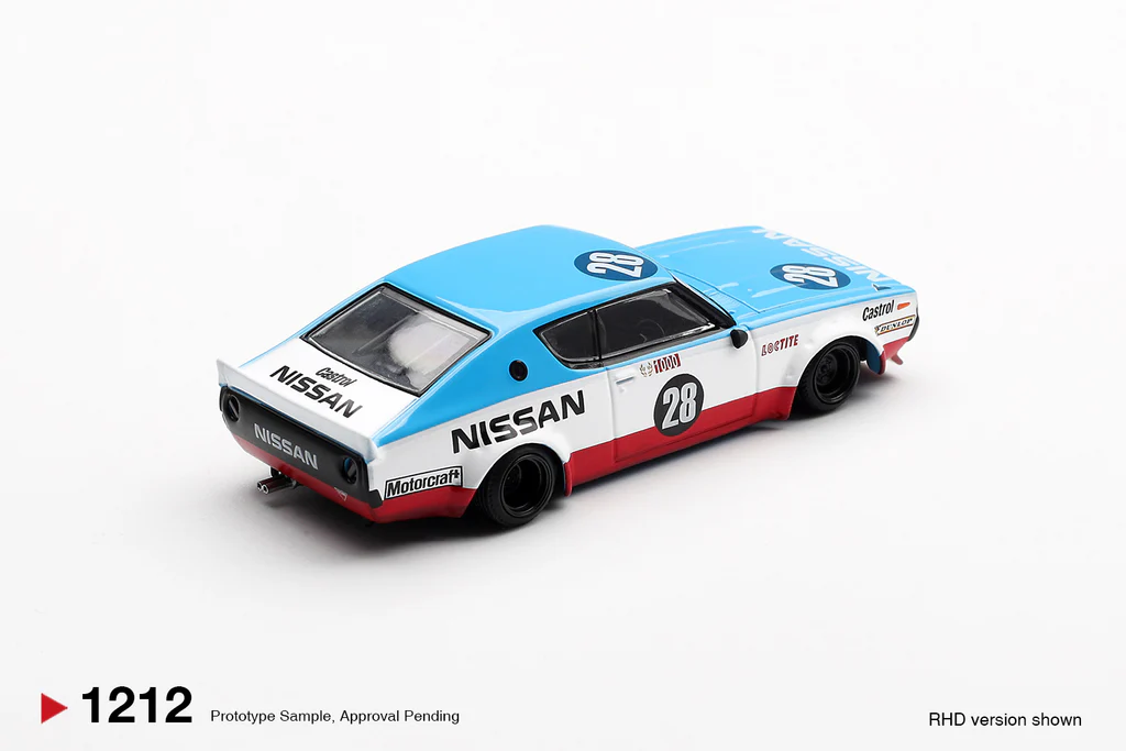 (ÖN SATIŞ) Mini GT 1/64 Nissan Skyline Kenmeri Liberty Walk Nissan Racing '75 concept MGT01212
