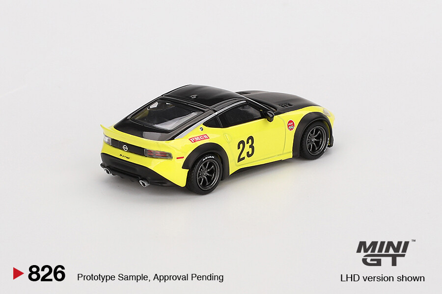 (ÖN SATIŞ) Mini GT 1/64 Nissan Z LB NATION WORKS Ikazuchi Yellow MGT00826 - Thumbnail