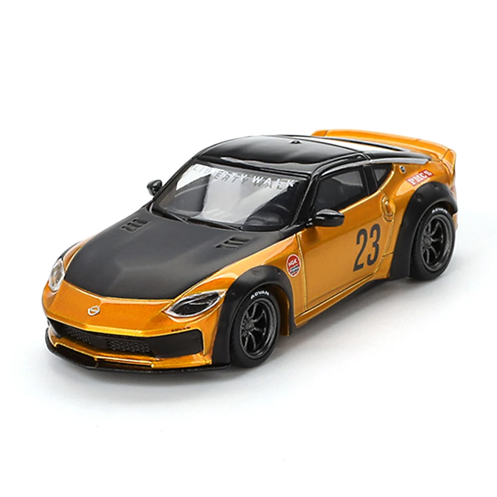 (ÖN SATIŞ) Mini GT 1/64 Nissan Z LB NATION WORKS LB Gold - Blister Paket MGT00782-BL - Thumbnail