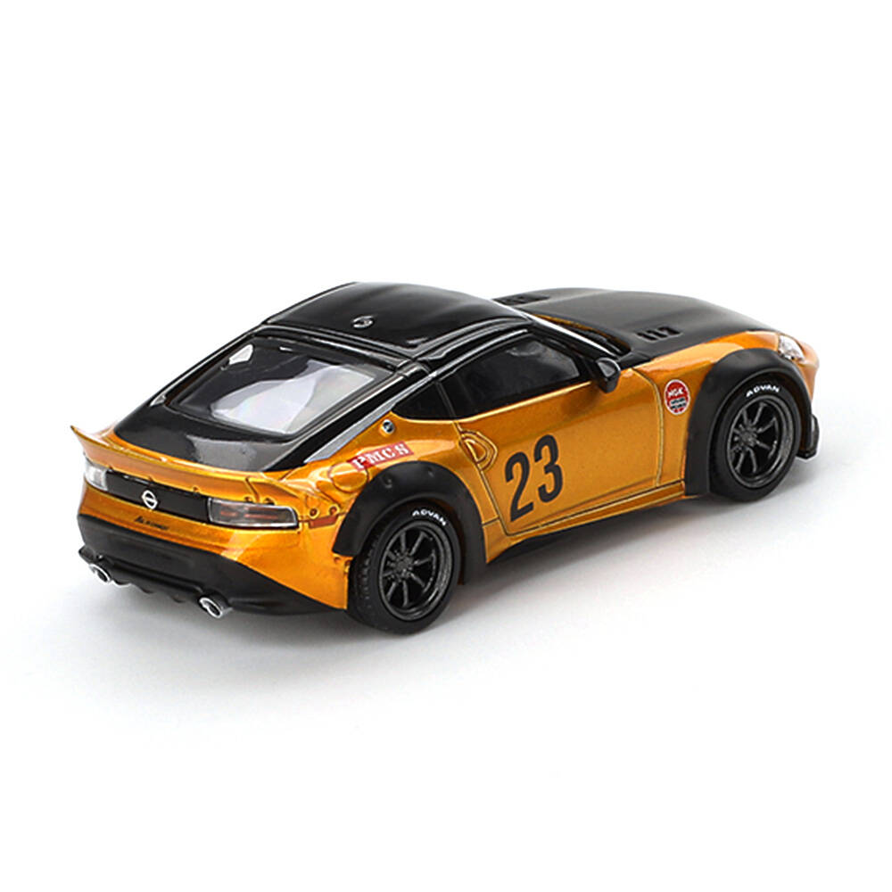 (ÖN SATIŞ) Mini GT 1/64 Nissan Z LB NATION WORKS LB Gold - Blister Paket MGT00782-BL