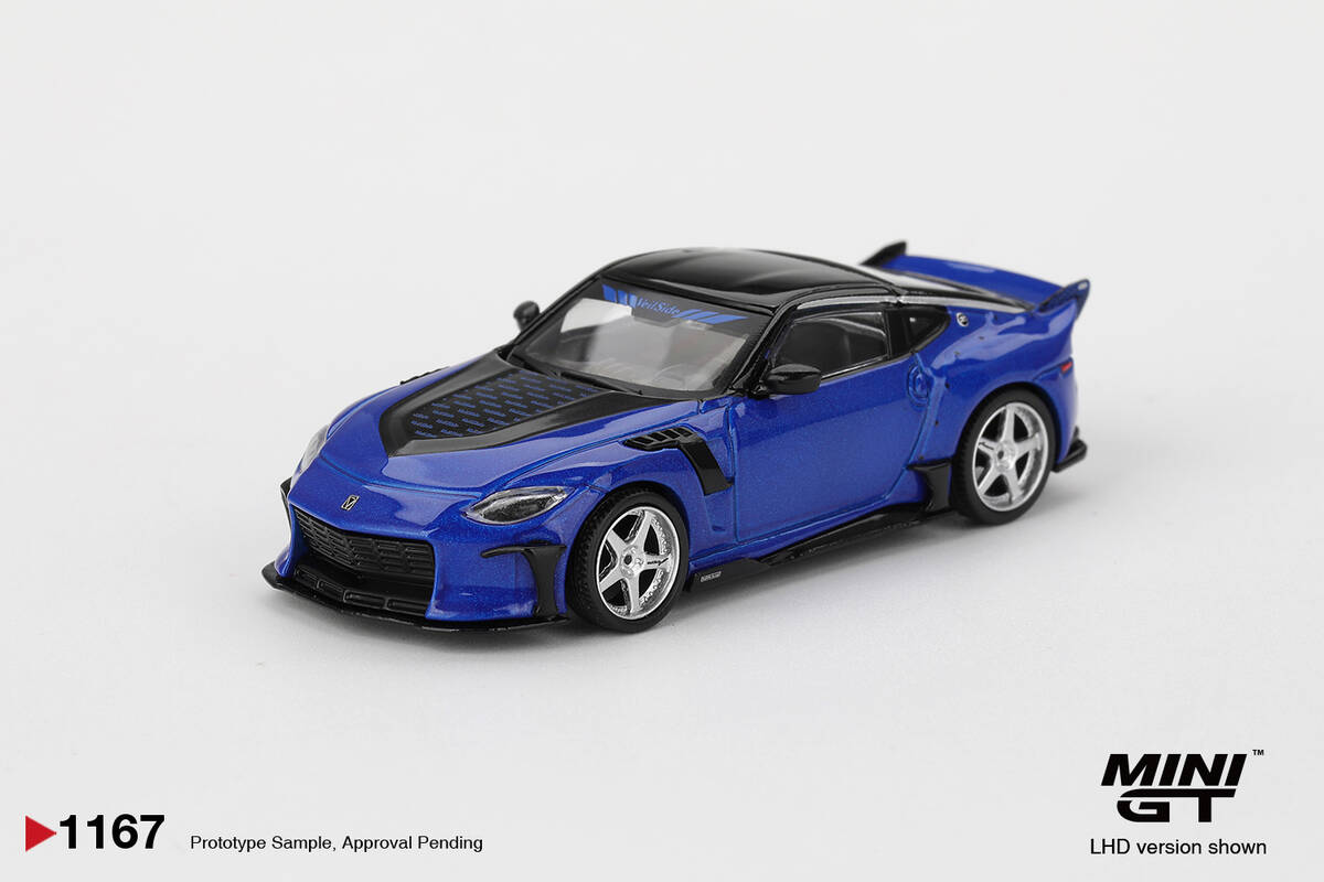 MINI GT 4台セット ÖN SATIŞ) Mini GT 1/64 Nissan Z VeilSide FFZ400 Seiran Blue