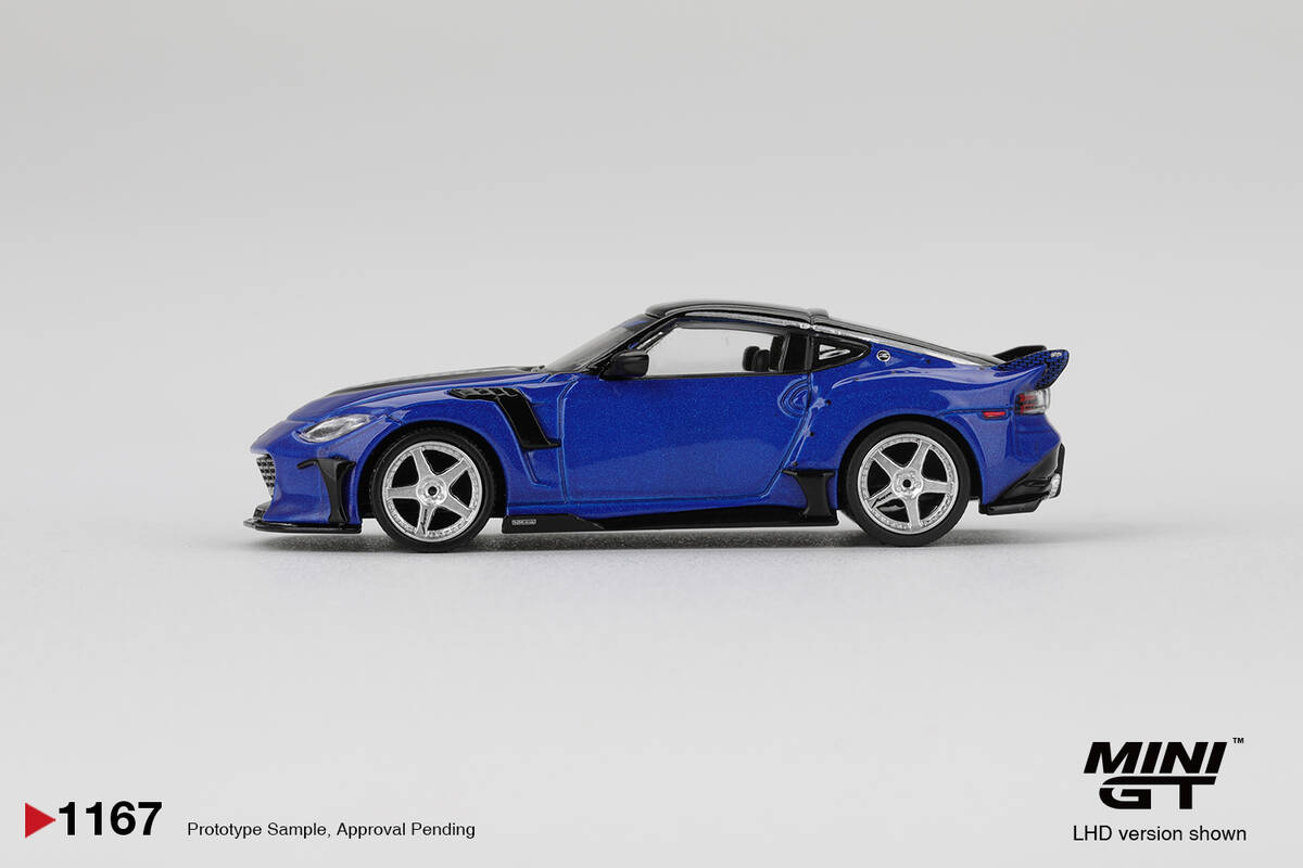 (ÖN SATIŞ) Mini GT 1/64 Nissan Z VeilSide FFZ400 Seiran Blue MGT01167
