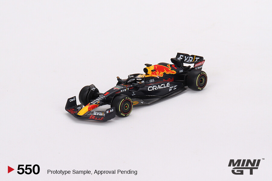 Mini GT 1/64 Oracle Red Bull Racing RB18 Max Verstappen 2022 Monaco Grand Prix 3rd Place MGT00550 - Thumbnail