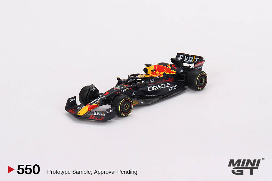 Mini GT 1/64 Oracle Red Bull Racing RB18 Max Verstappen 2022 Monaco Grand Prix 3rd Place MGT00550