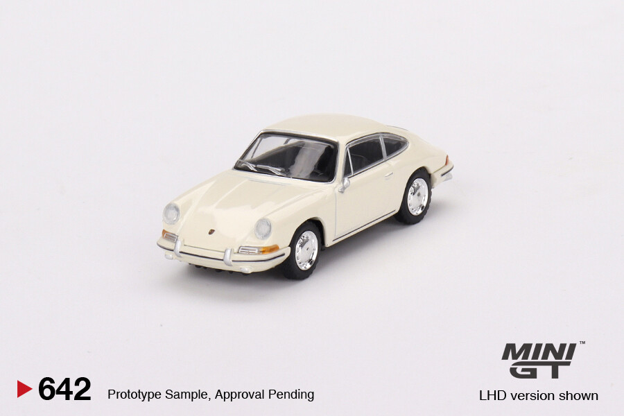 Mini GT 1/64 Porsche 901 1963 Ivory MGT00642 - Thumbnail