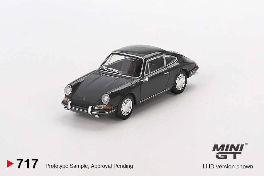 (ÖN SATIŞ) Mini GT 1/64 Porsche 911 1964 Slate Grey - Blister Paket MGT00717-BL