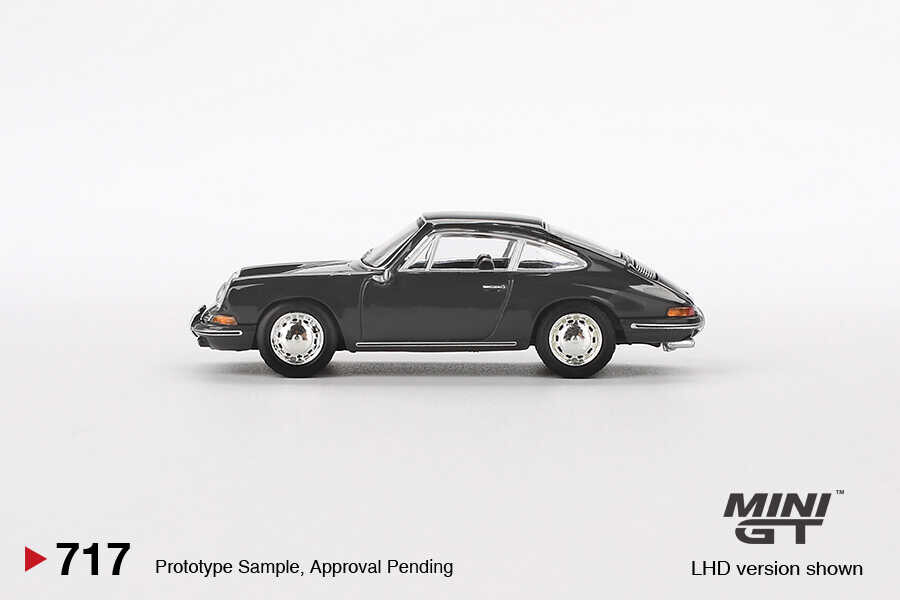 (ÖN SATIŞ) Mini GT 1/64 Porsche 911 1964 Slate Grey - Blister Paket MGT00717-BL - Thumbnail