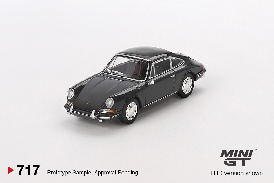 Mini GT 1/64 Porsche 911 1964 Slate Grey MGT00717 - Thumbnail