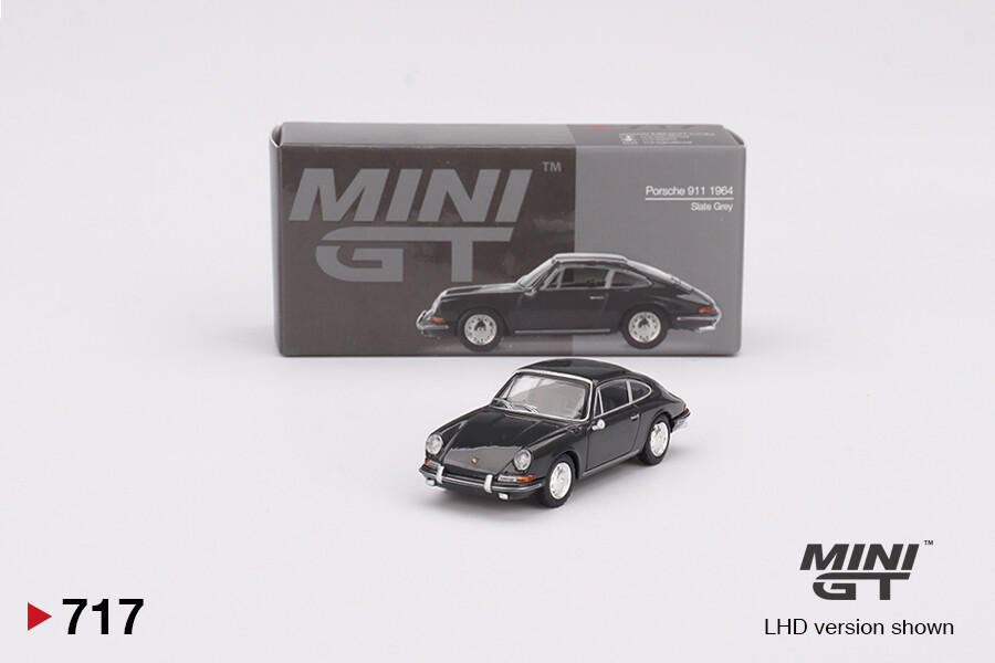 Mini GT 1/64 Porsche 911 1964 Slate Grey MGT00717 - Thumbnail