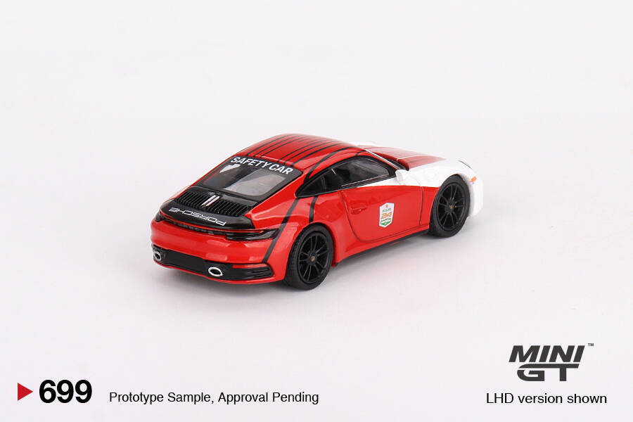 Mini GT 1/64 Porsche 911 (992) Carrera S Safety Car 2023 IMSA Daytona 24 Hrs MGT00699