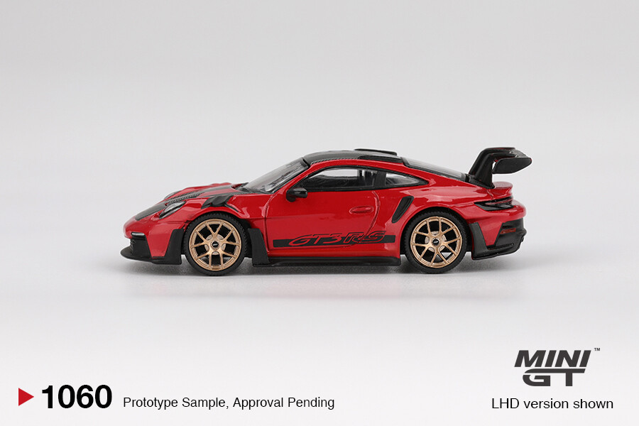 (ÖN SATIŞ) Mini GT 1/64 Porsche 911 (992) GT3 RS Weissach Package Guards Red MGT01060 - Thumbnail