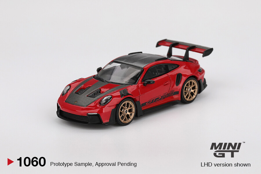 (ÖN SATIŞ) Mini GT 1/64 Porsche 911 (992) GT3 RS Weissach Package Guards Red MGT01060 - Thumbnail