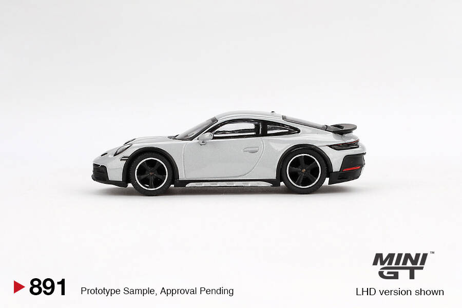 (ÖN SATIŞ) Mini GT 1/64 Porsche 911 Dakar Ice Gray Metallic MGT00891