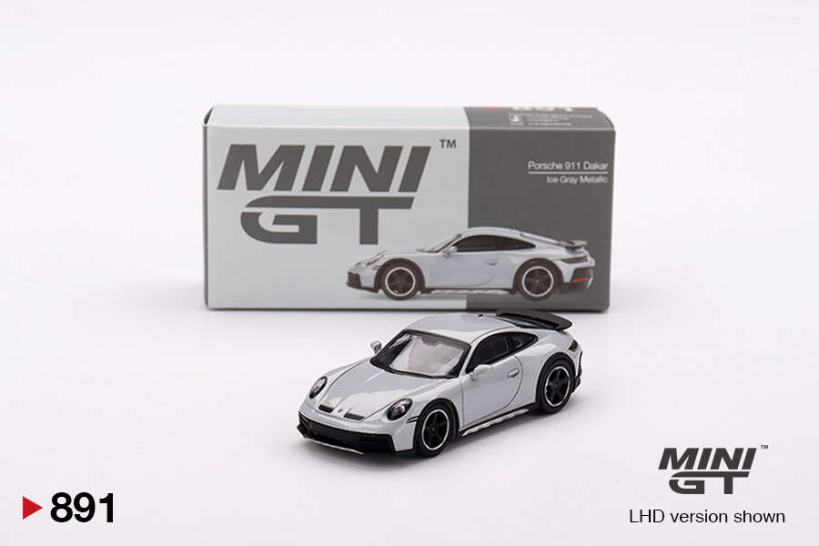 (ÖN SATIŞ) Mini GT 1/64 Porsche 911 Dakar Ice Gray Metallic MGT00891 - Thumbnail