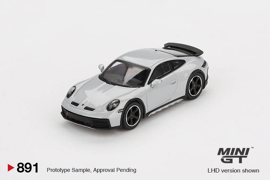 (ÖN SATIŞ) Mini GT 1/64 Porsche 911 Dakar Ice Gray Metallic MGT00891