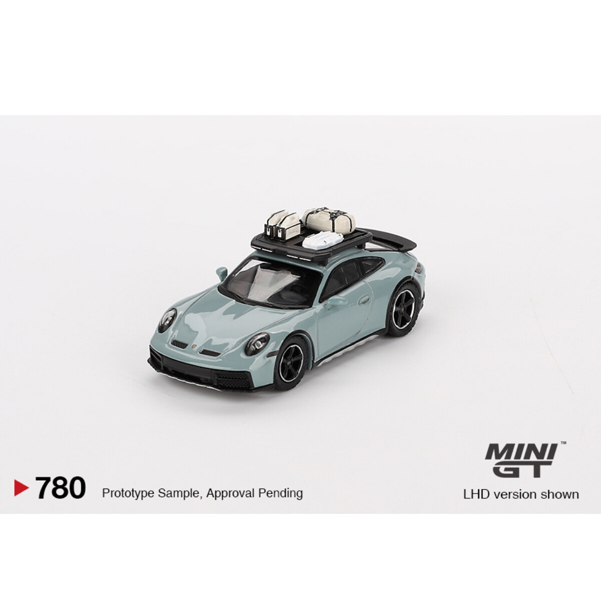 Mini GT 1/64 Porsche 911 Dakar Shade Green Metallic MGT00780 - Thumbnail