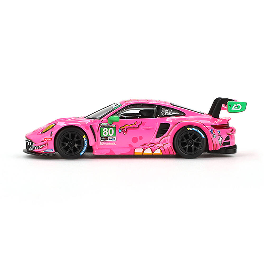 (ÖN SATIŞ) Mini GT 1/64 Porsche 911 GT3 R AO Racing 2023 IMSA VIRginia Roxy - Blister Paket MGT00872-BL