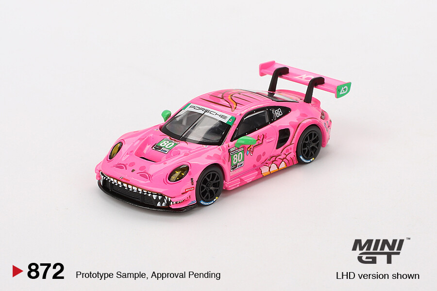 (ÖN SATIŞ) Mini GT 1/64 Porsche 911 GT3 R AO Racing 2023 IMSA VIRginia Roxy MGT00872 - Thumbnail