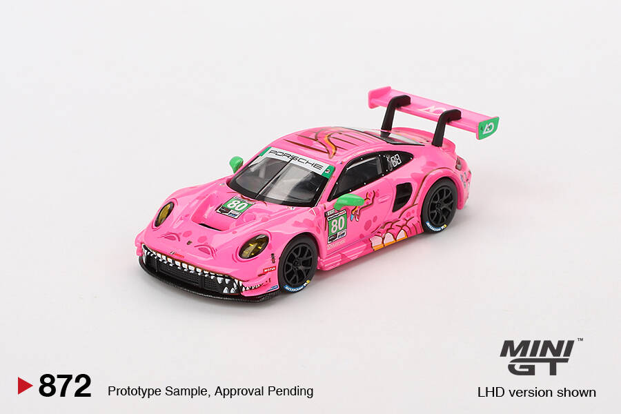 (ÖN SATIŞ) Mini GT 1/64 Porsche 911 GT3 R AO Racing 2023 IMSA VIRginia Roxy MGT00872