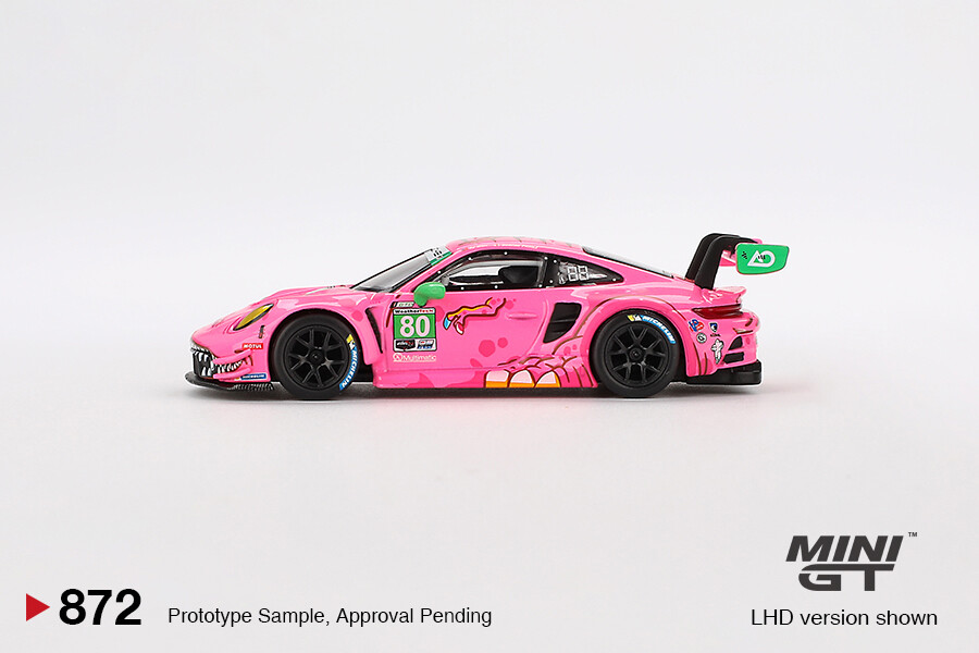 (ÖN SATIŞ) Mini GT 1/64 Porsche 911 GT3 R AO Racing 2023 IMSA VIRginia Roxy MGT00872 - Thumbnail