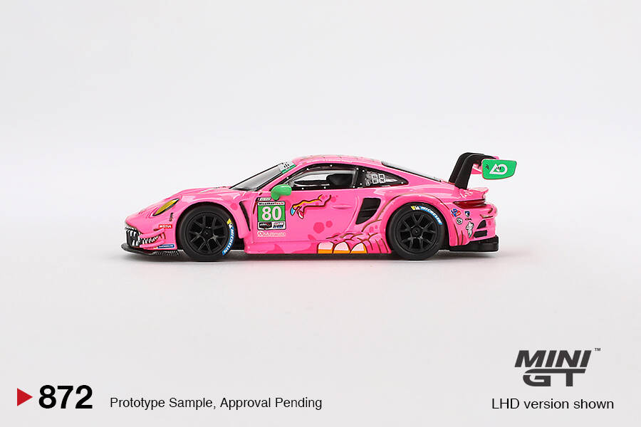 (ÖN SATIŞ) Mini GT 1/64 Porsche 911 GT3 R AO Racing 2023 IMSA VIRginia Roxy MGT00872