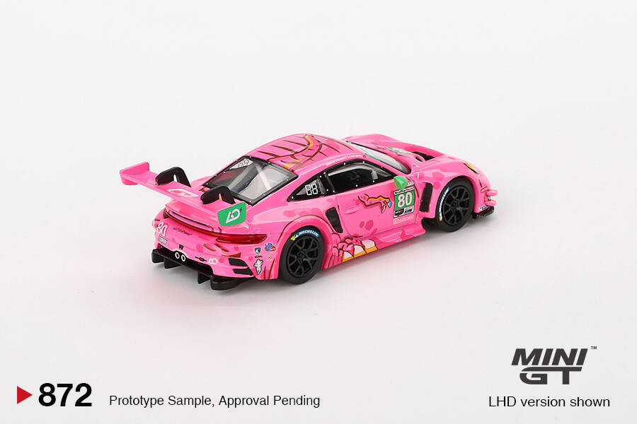 (ÖN SATIŞ) Mini GT 1/64 Porsche 911 GT3 R AO Racing 2023 IMSA VIRginia Roxy MGT00872