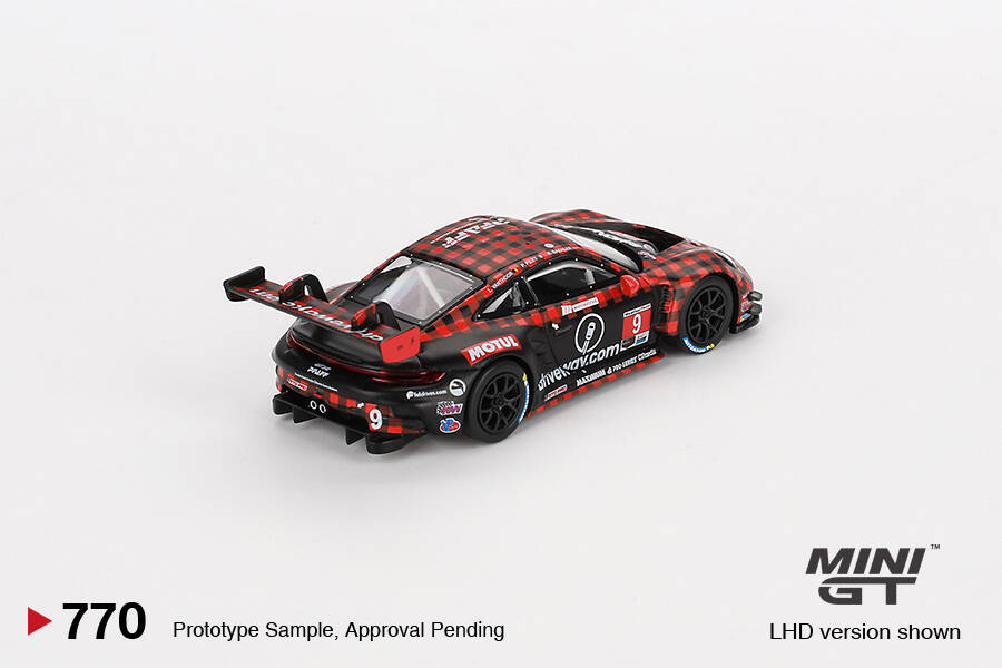 Mini GT 1/64 Porsche 911 GT3 R GTD PRO Pfaff Motorsports IMSA 2023 Sebring 12 Hrs. Winner MGT00770