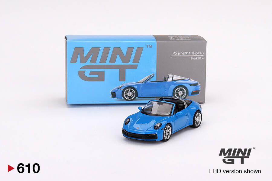 Mini GT 1/64 Porsche 911 Targa 4S Shark Blue MGT00610