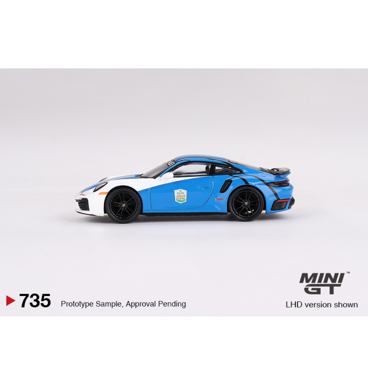 Mini GT 1/64 Porsche 911 Turbo S Safety Car 2023 IMSA Daytona 24 Hrs MGT00735 - Thumbnail