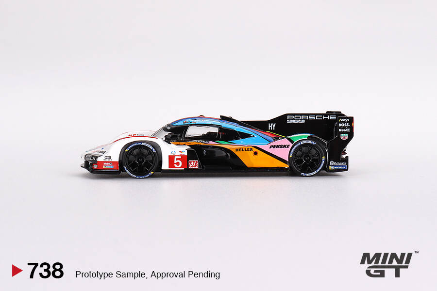 (ÖN SATIŞ) Mini GT 1/64 Porsche 963 Porsche Penske Motorsport 2023 24 Hrs of LeMans Limited edition 3000 set MGTS0011