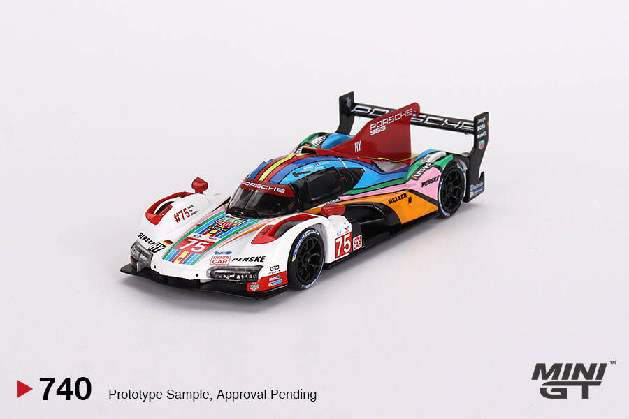 (ÖN SATIŞ) Mini GT 1/64 Porsche 963 Porsche Penske Motorsport 2023 24 Hrs of LeMans Limited edition 3000 set MGTS0011