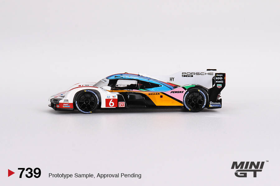 (ÖN SATIŞ) Mini GT 1/64 Porsche 963 Porsche Penske Motorsport 2023 24 Hrs of LeMans Limited edition 3000 set MGTS0011
