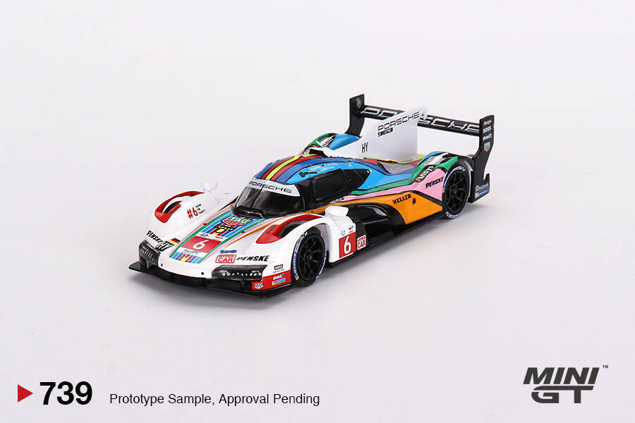 (ÖN SATIŞ) Mini GT 1/64 Porsche 963 Porsche Penske Motorsport 2023 24 Hrs of LeMans Limited edition 3000 set MGTS0011