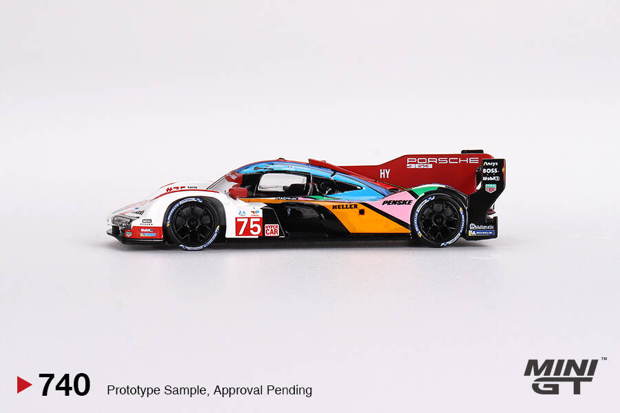 (ÖN SATIŞ) Mini GT 1/64 Porsche 963 Porsche Penske Motorsport 2023 24 Hrs of LeMans Limited edition 3000 set MGTS0011