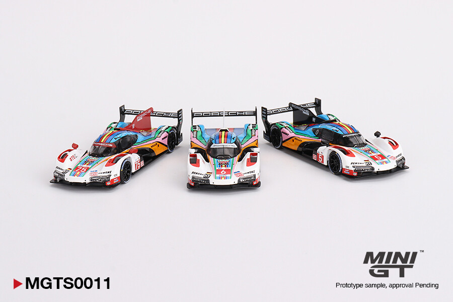 (ÖN SATIŞ) Mini GT 1/64 Porsche 963 Porsche Penske Motorsport 2023 24 Hrs of LeMans Limited edition 3000 set MGTS0011 - Thumbnail