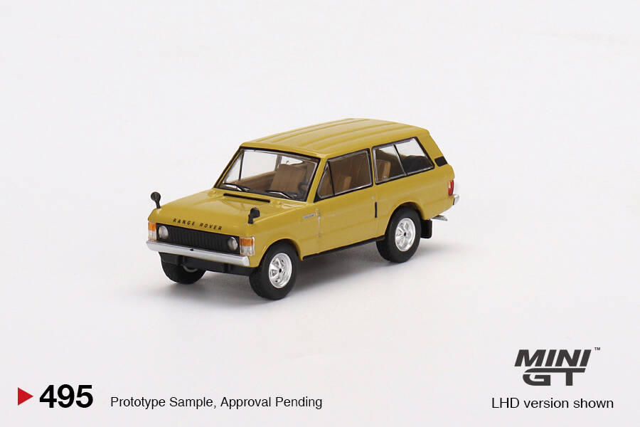 Mini GT 1/64 Range Rover 1971 Bahama Gold MGT00495