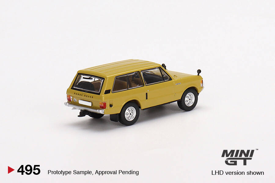 Mini GT 1/64 Range Rover 1971 Bahama Gold MGT00495