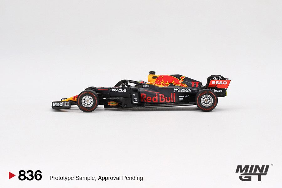 Mini GT 1/64 Red Bull RB16B Sergio Pérez 2021 Azerbaijan Grand Prix Winner MGT00836 - Thumbnail