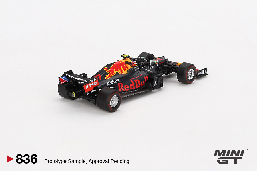 Mini GT 1/64 Red Bull RB16B Sergio Pérez 2021 Azerbaijan Grand Prix Winner MGT00836 - Thumbnail