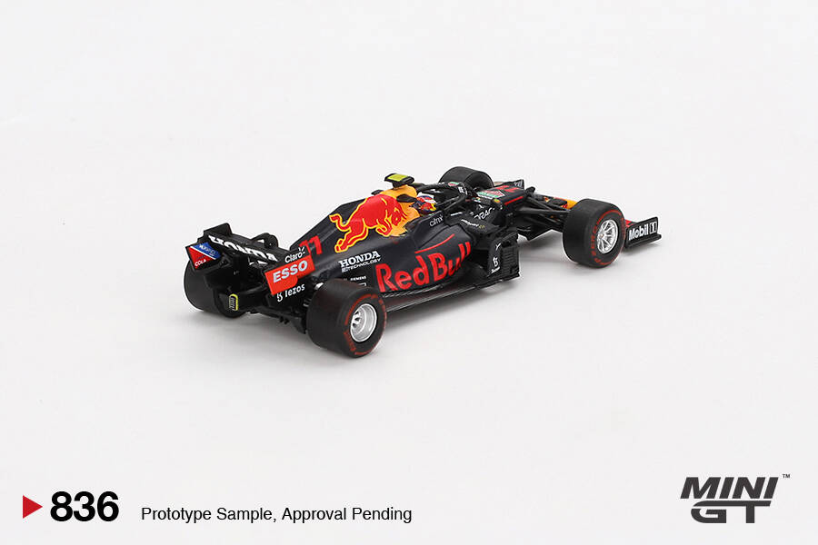 Mini GT 1/64 Red Bull RB16B Sergio Pérez 2021 Azerbaijan Grand Prix Winner MGT00836