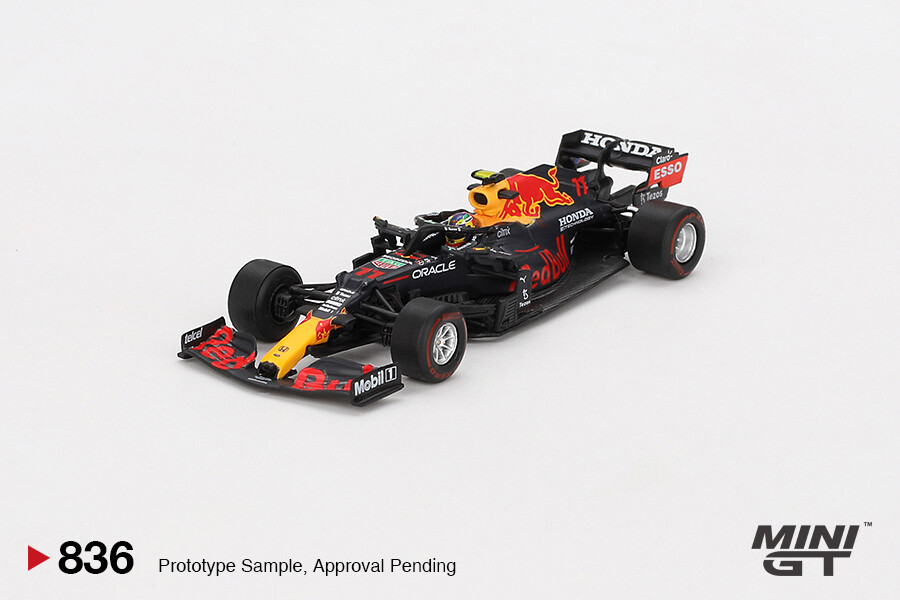 Mini GT 1/64 Red Bull RB16B Sergio Pérez 2021 Azerbaijan Grand Prix Winner MGT00836 - Thumbnail