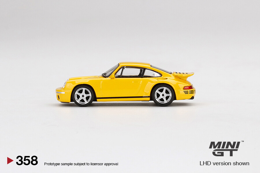 Mini GT 1/64 RUF CTR Anniversary Blossom Yellow MGT00358 - Thumbnail